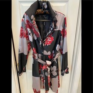 Samuel Dong Beautiful Floral coat L NWT